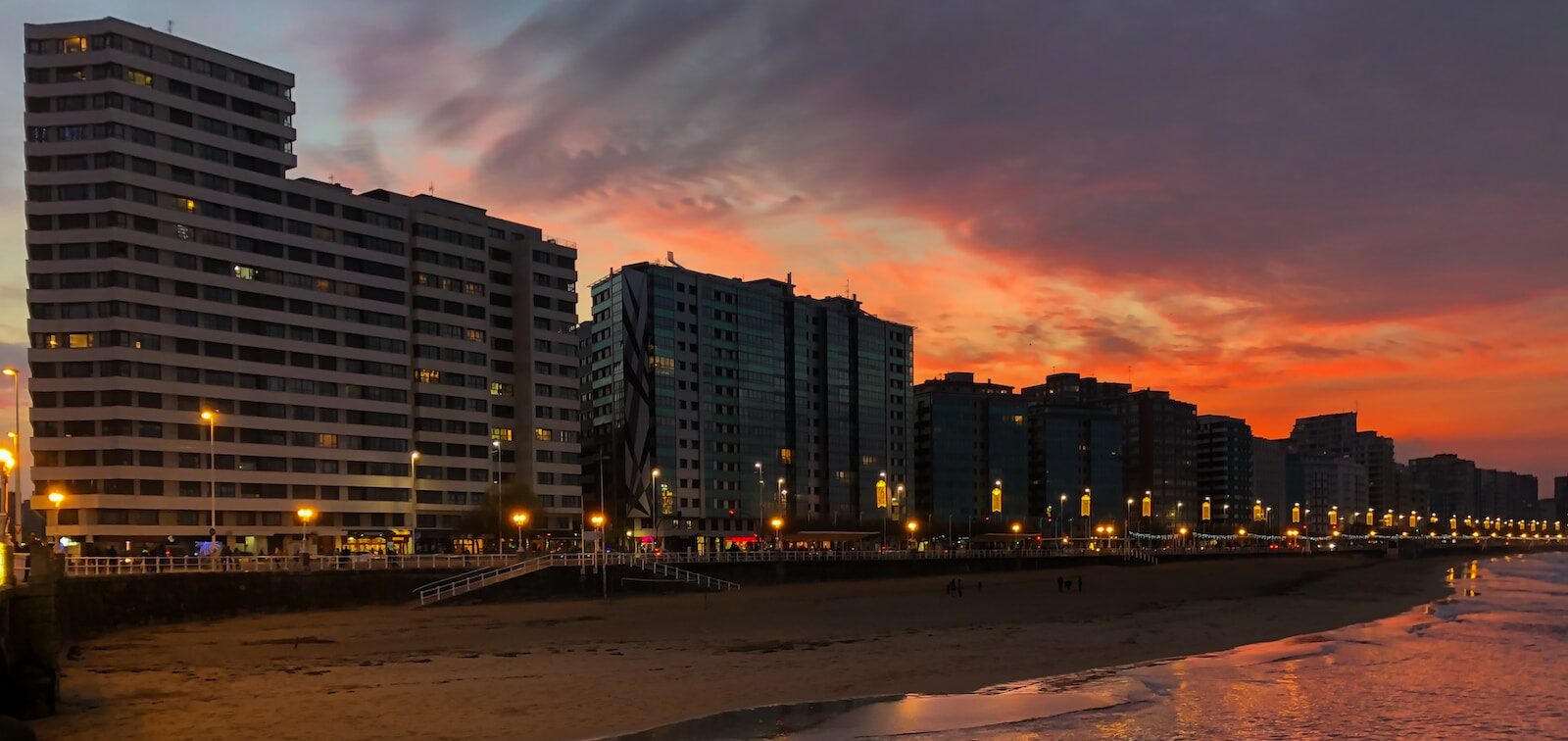 high-rise buildings near seashore